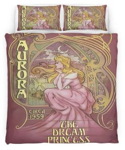 Housse De Couette Aurore – La Belle au bois dormant 07 Parure de lit Ensemble De Literie