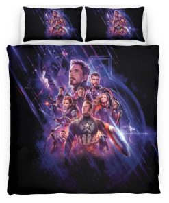 Housse De Couette Avengers Marvel 10 Parure de lit Ensemble De Literie
