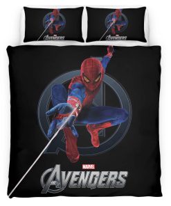 Housse De Couette Spider-Man Avengers Parure de lit Ensemble De Literie