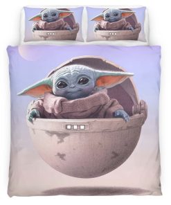 Housse De Couette Bébé Yoda Grogu Star Wars 11 Parure de lit Ensemble De Literie