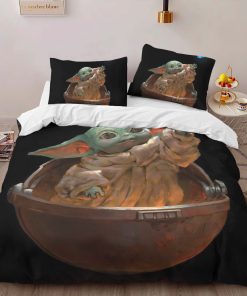 Alternative view of Housse De Couette Bébé Yoda Grogu Star Wars 13 Parure de lit Ensemble De Literie