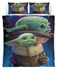Housse De Couette Bébé Yoda Grogu Star Wars 14 Parure de lit Ensemble De Literie