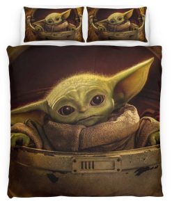 Housse De Couette Bébé Yoda Grogu Star Wars 15 Parure de lit Ensemble De Literie