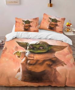 Alternative view of Housse De Couette Bébé Yoda Grogu Star Wars 7 Parure de lit Ensemble De Literie