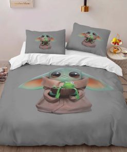 Alternative view of Housse De Couette Bébé Yoda Grogu Star Wars 8 Parure de lit Ensemble De Literie