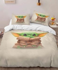 Alternative view of Housse De Couette Bébé Yoda Grogu Star Wars 9 Parure de lit Ensemble De Literie