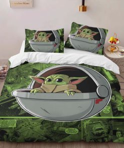 Alternative view of Housse De Couette Bébé Yoda Grogu The Mandalorian Parure de lit Ensemble De Literie