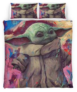 Housse De Couette Bébé Yoda Trop Craquant Parure de lit Ensemble De Literie