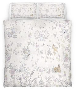 Housse De Couette Bambi & ses amis 03 Parure de lit Ensemble De Literie