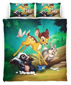 Housse De Couette Bambi & ses amis Parure de lit Ensemble De Literie