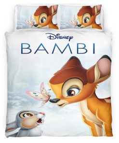 Housse De Couette Bambi & Panpan 12 Parure de lit Ensemble De Literie