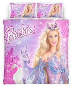 Housse De Couette Barbie 02 Parure de lit Ensemble De Literie