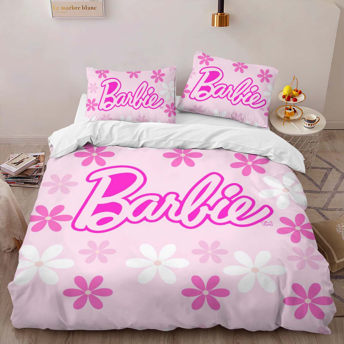 Housse De Couette Barbie 11 Parure de lit Ensemble De Literie – Image 2