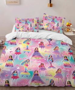 Alternative view of Housse De Couette Barbie – Arc-en-ciel Parure de lit Ensemble De Literie