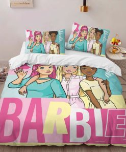 Alternative view of Housse De Couette Barbie – Trois filles Parure de lit Ensemble De Literie