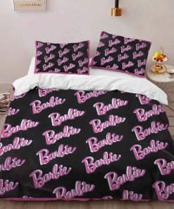 Alternative view of Housse De Couette Barbie – Icône noir & rose Parure de lit Ensemble De Literie