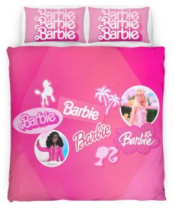 Housse De Couette Barbie – Rose mignon Parure de lit Ensemble De Literie