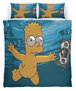 Housse De Couette Bart Simpson Parure de lit Ensemble De Literie