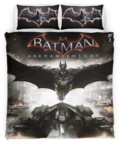 Housse De Couette Batman Arkham Knight Parure de lit Ensemble De Literie