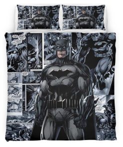 Housse De Couette Batman Comics Gotham City Parure de lit Ensemble De Literie