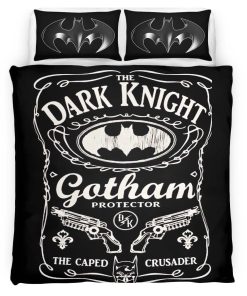Housse De Couette Batman Dark Night Gotham City Parure de lit Ensemble De Literie