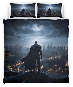 Housse De Couette Batman Gotham City Parure de lit Ensemble De Literie