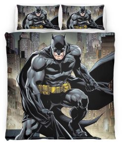 Housse De Couette Batman Héros dans la nuit noire 01 Parure de lit Ensemble De Literie