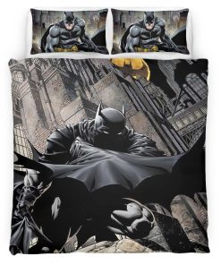 Housse De Couette Batman Héros dans la nuit noire 02 Parure de lit Ensemble De Literie