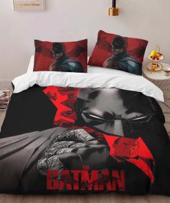 Alternative view of Housse De Couette Batman Héros dans la nuit noire 7 Parure de lit Ensemble De Literie