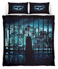 Housse De Couette Batman Héros dans la nuit noire 9 Parure de lit Ensemble De Literie