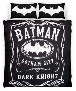 Housse De Couette Batman Style Jack Daniels DC Comics Parure de lit Ensemble De Literie