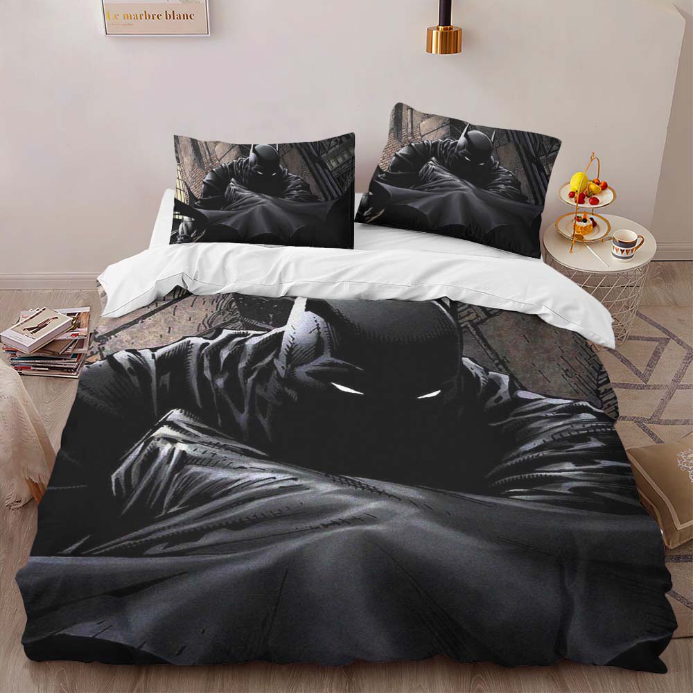 Housse De Couette Batman dans l’immeuble Parure de lit Ensemble De Literie – Image 2