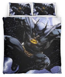 Housse De Couette Batman dans la nuit noire 2 Parure de lit Ensemble De Literie