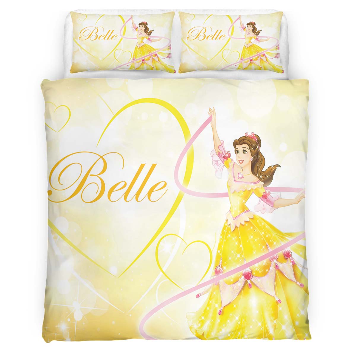 Housse De Couette Belle – La Belle et la Bête 11 Parure de lit Ensemble De Literie