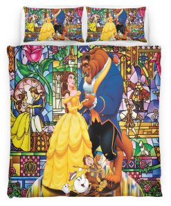Housse De Couette Belle – La Belle et la Bête 14 Parure de lit Ensemble De Literie