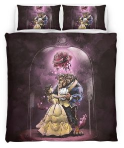 Housse De Couette Belle – La Belle et la Bête 24 Parure de lit Ensemble De Literie