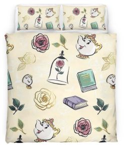 Housse De Couette Belle – La Belle et la Bête 28 Parure de lit Ensemble De Literie