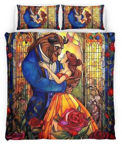 Housse De Couette Belle – La Belle et la Bête 3 Parure de lit Ensemble De Literie