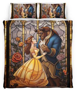 Housse De Couette Belle – La Belle et la Bête 4 Parure de lit Ensemble De Literie