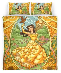 Housse De Couette Belle – La Belle et la Bête 7 Parure de lit Ensemble De Literie
