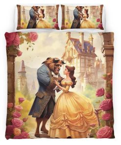 Housse De Couette Belle – La Belle et la Bête 8 Parure de lit Ensemble De Literie