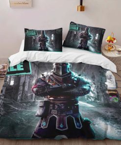 Alternative view of Housse De Couette Chevalier Noir Fortnite Skin 2 Parure de lit Ensemble De Literie
