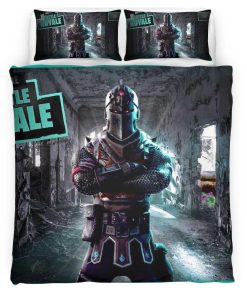 Housse De Couette Chevalier Noir Fortnite Skin 2 Parure de lit Ensemble De Literie