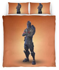 Housse De Couette Chevalier Noir Fortnite Skin 3 Parure de lit Ensemble De Literie