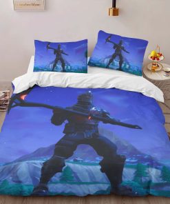 Alternative view of Housse De Couette Chevalier Noir Fortnite Skin 4 Parure de lit Ensemble De Literie