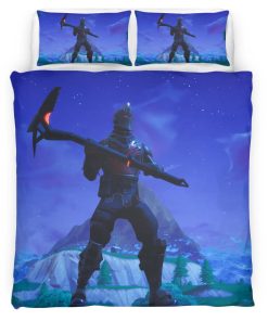 Housse De Couette Chevalier Noir Fortnite Skin 4 Parure de lit Ensemble De Literie