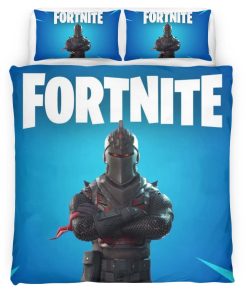 Housse De Couette Chevalier Noir Fortnite Skin 5 Parure de lit Ensemble De Literie