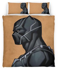 Housse De Couette Black Panther Marvel 1004 Parure de lit Ensemble De Literie