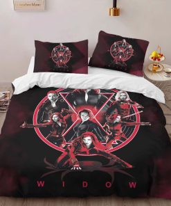 Alternative view of Housse De Couette Black Widow Marvel Parure de lit Ensemble De Literie
