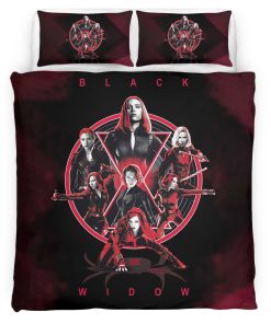Housse De Couette Black Widow Marvel Parure de lit Ensemble De Literie